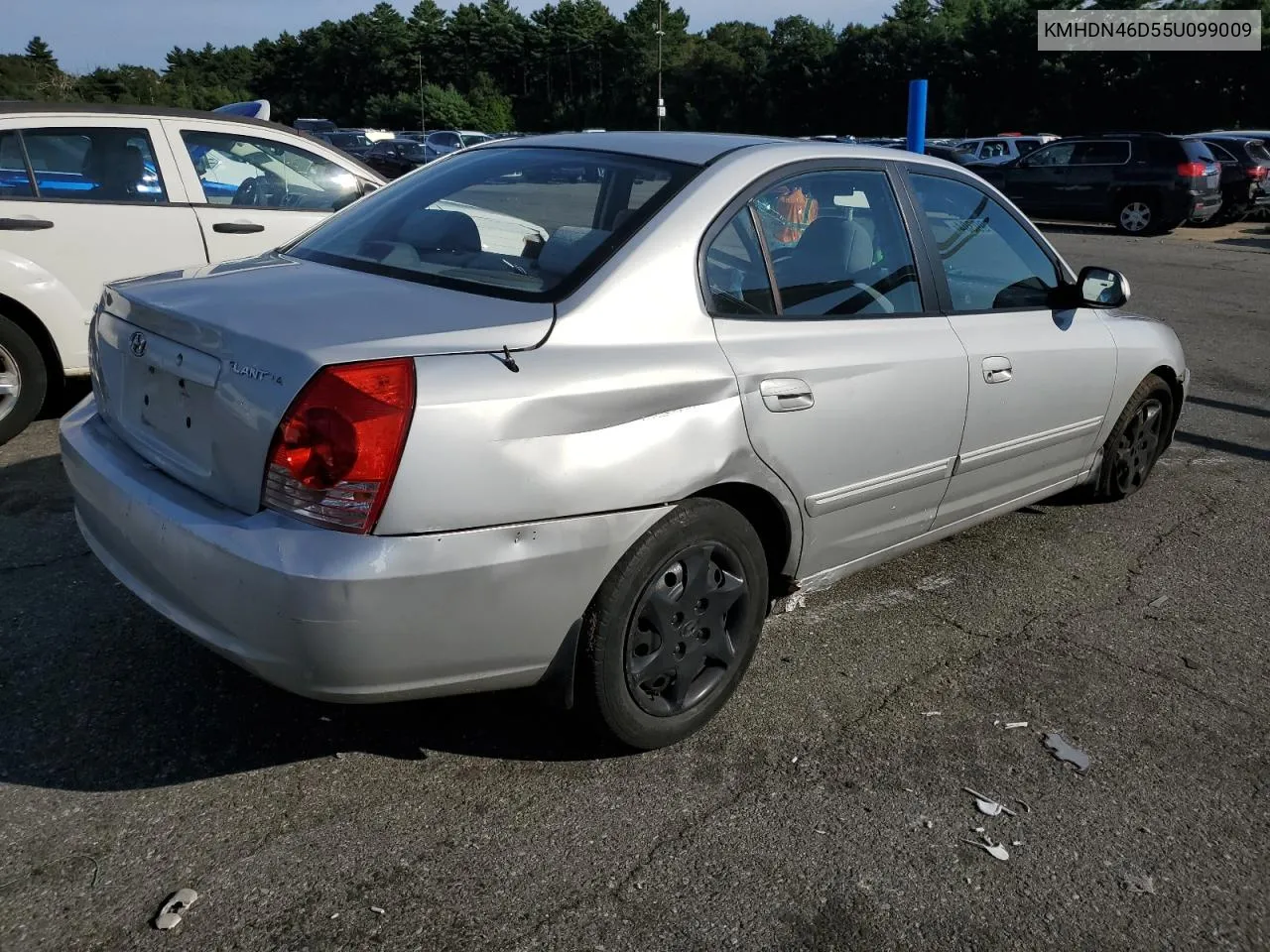 KMHDN46D55U099009 2005 Hyundai Elantra Gls