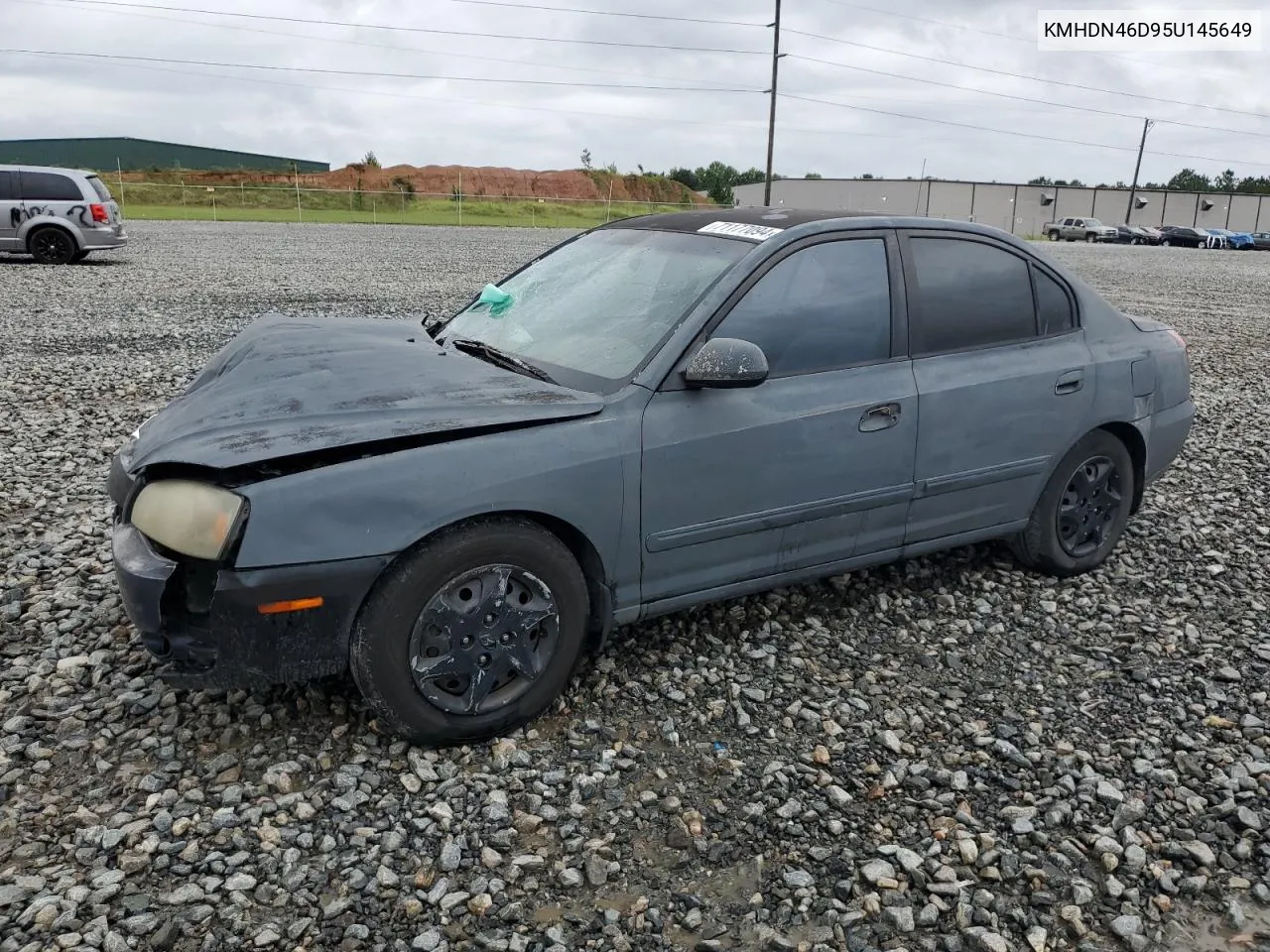 2005 Hyundai Elantra Gls VIN: KMHDN46D95U145649 Lot: 71177094