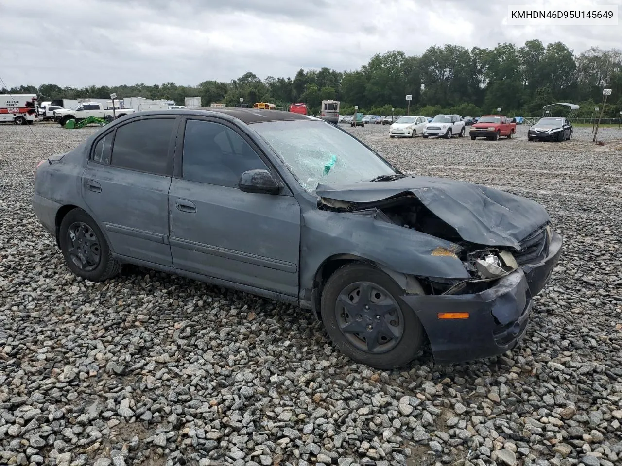 2005 Hyundai Elantra Gls VIN: KMHDN46D95U145649 Lot: 71177094