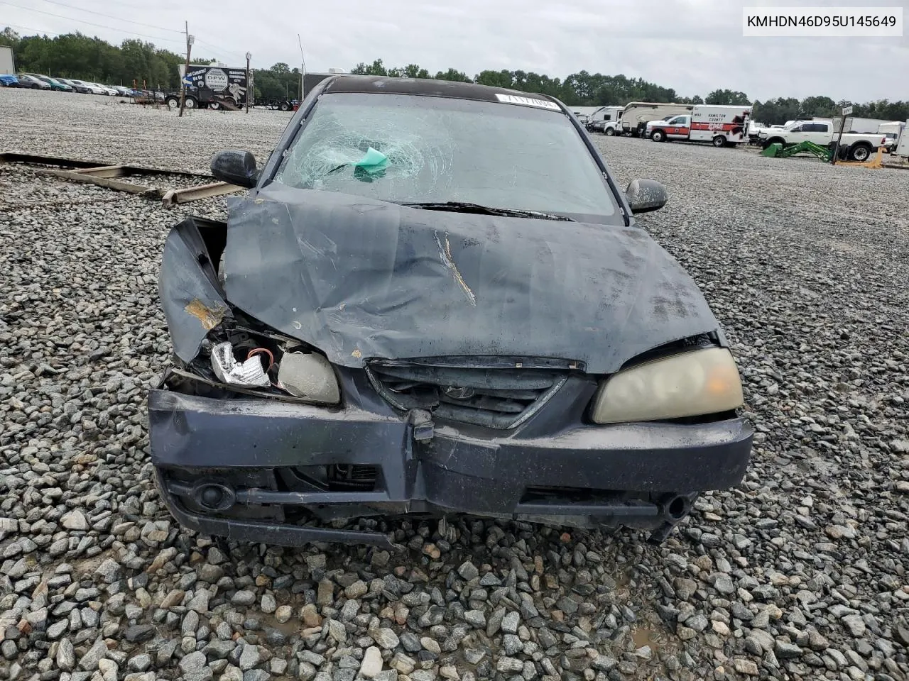 2005 Hyundai Elantra Gls VIN: KMHDN46D95U145649 Lot: 71177094