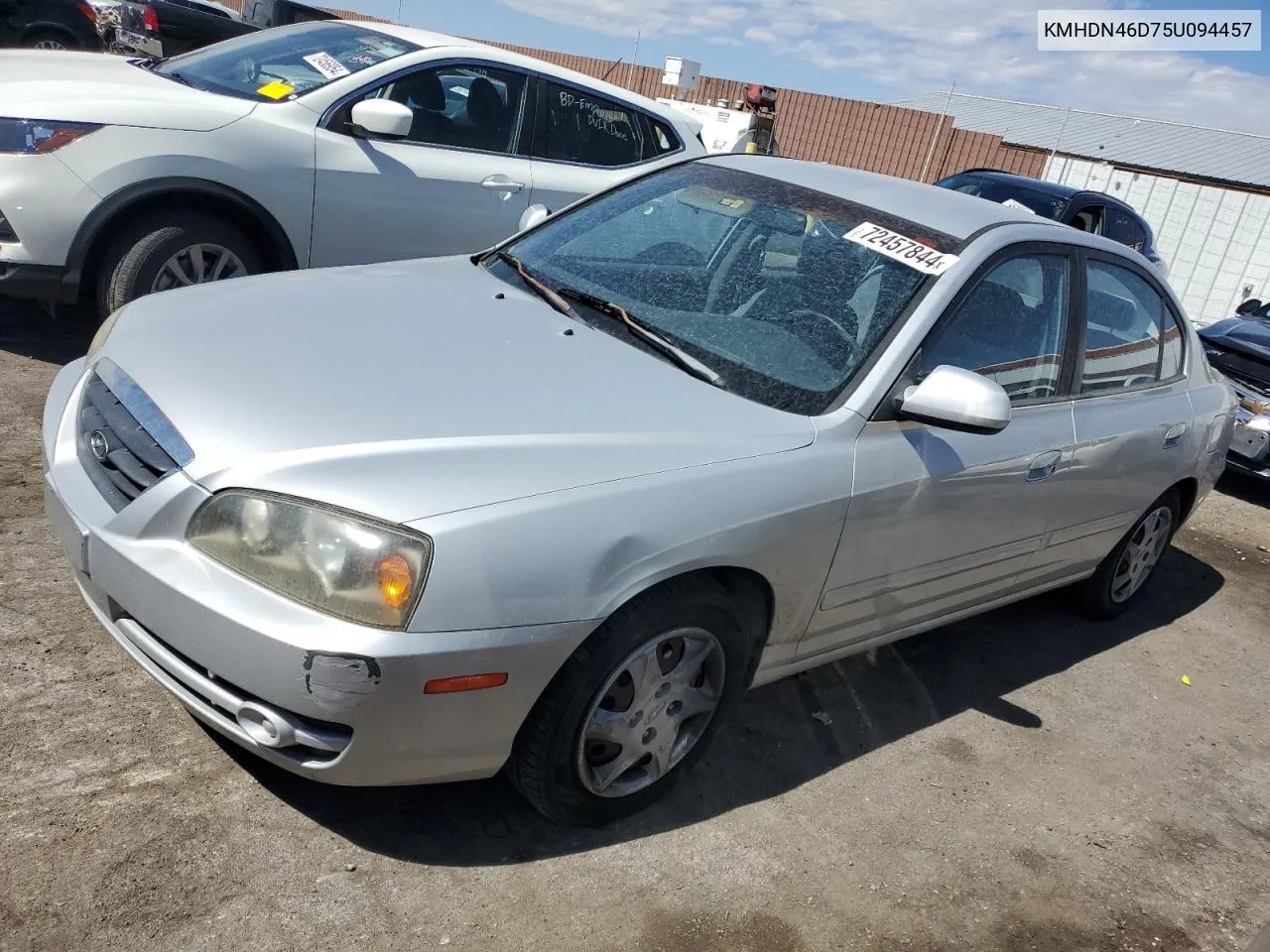 2005 Hyundai Elantra Gls VIN: KMHDN46D75U094457 Lot: 72457844