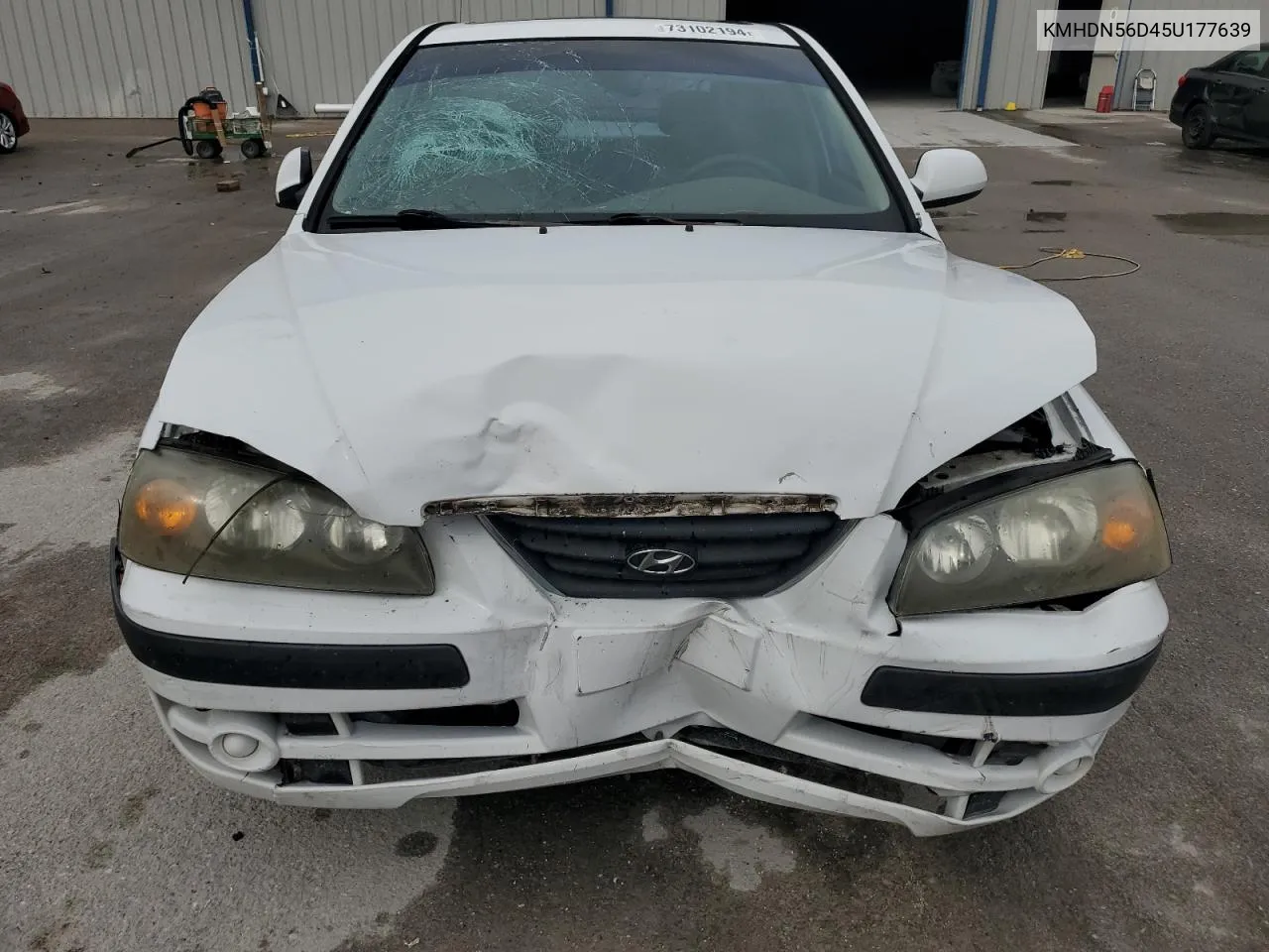 2005 Hyundai Elantra Gls VIN: KMHDN56D45U177639 Lot: 73102194