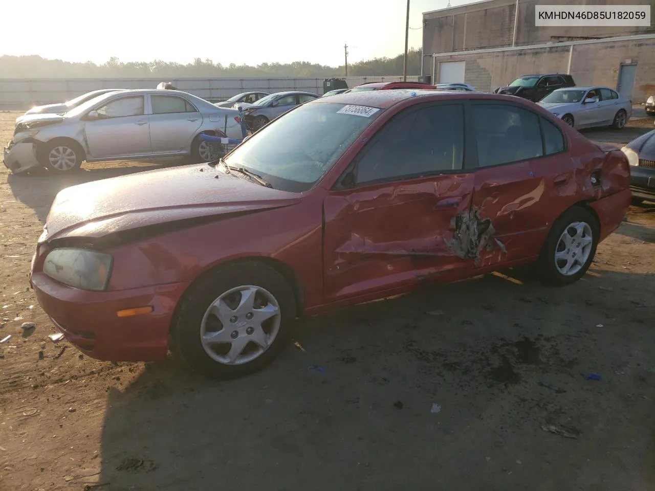 2005 Hyundai Elantra Gls VIN: KMHDN46D85U182059 Lot: 73756864