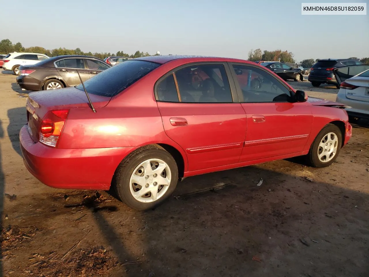 2005 Hyundai Elantra Gls VIN: KMHDN46D85U182059 Lot: 73756864