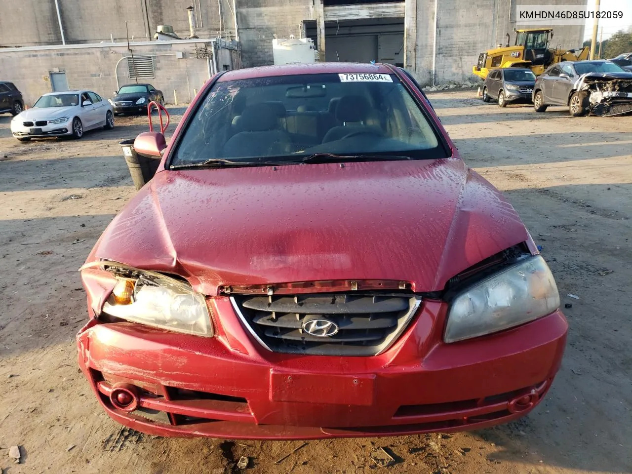 2005 Hyundai Elantra Gls VIN: KMHDN46D85U182059 Lot: 73756864