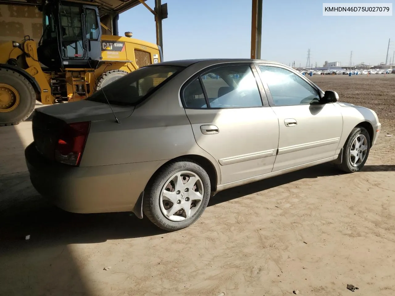 2005 Hyundai Elantra Gls VIN: KMHDN46D75U027079 Lot: 74121984