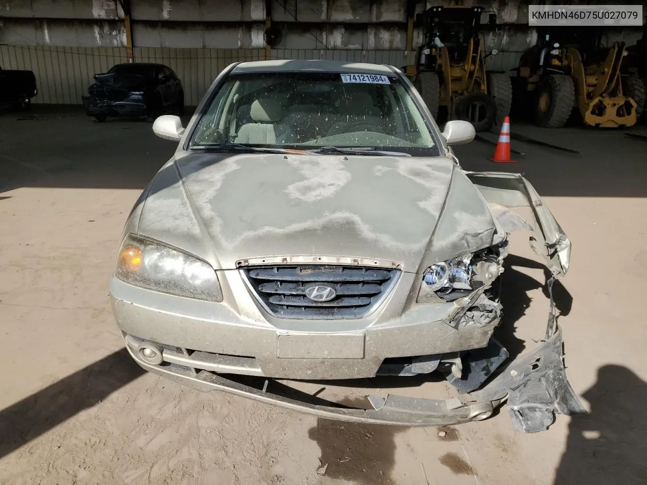 2005 Hyundai Elantra Gls VIN: KMHDN46D75U027079 Lot: 74121984