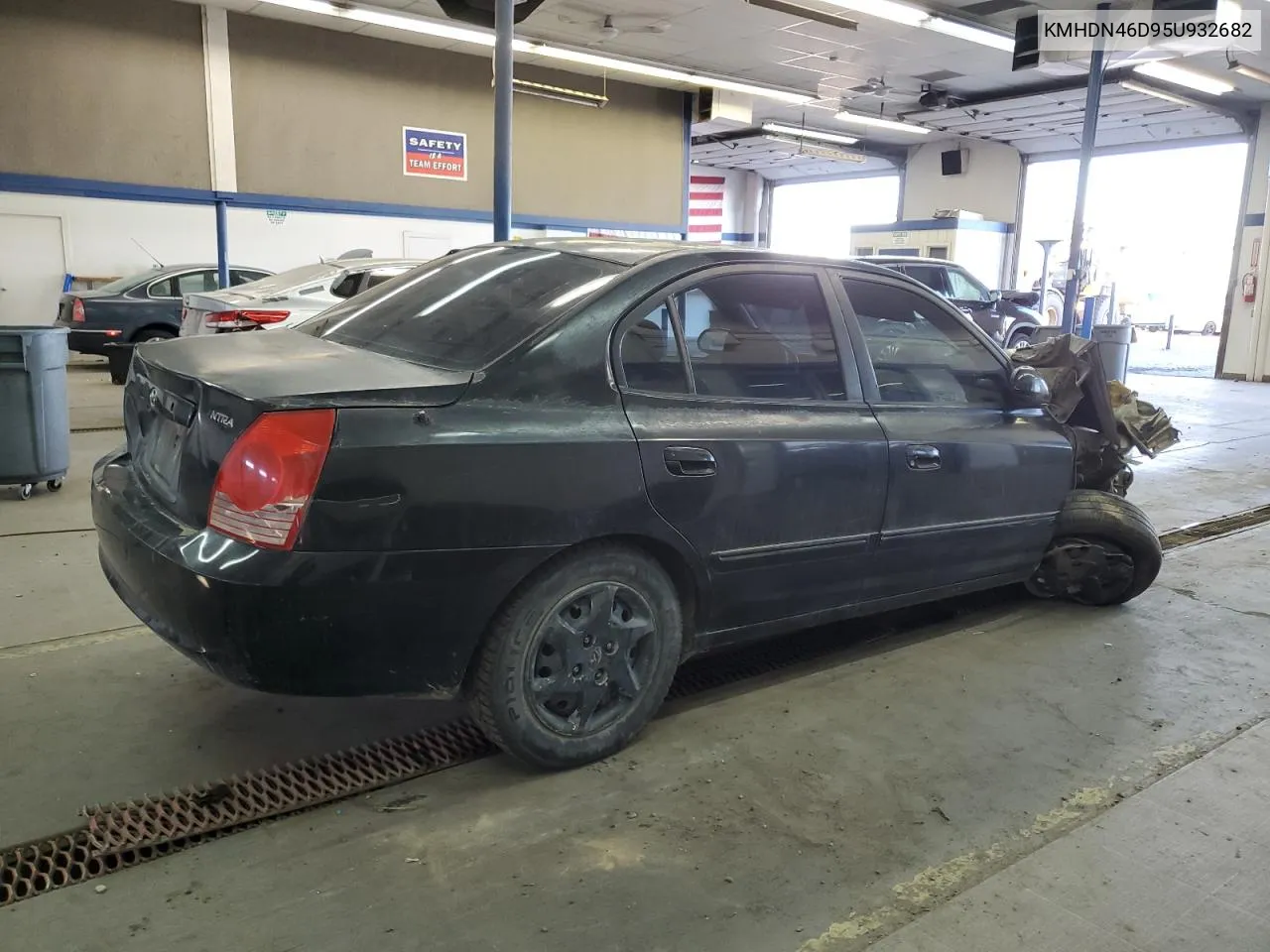 2005 Hyundai Elantra Gls VIN: KMHDN46D95U932682 Lot: 75063804