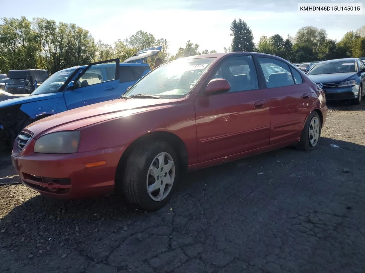 2005 Hyundai Elantra Gls VIN: KMHDN46D15U145015 Lot: 75775164