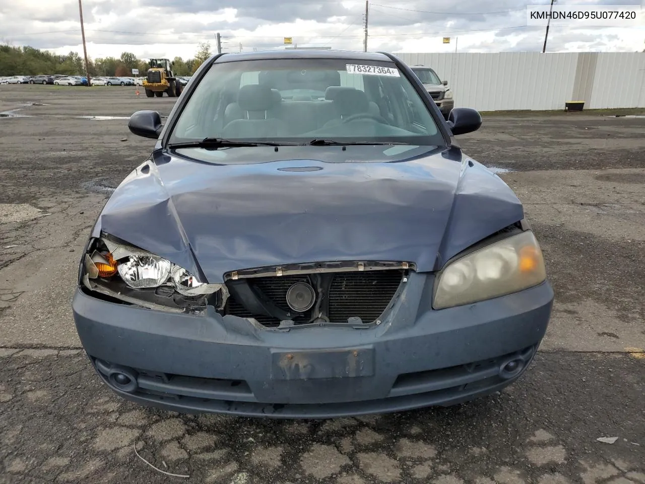 2005 Hyundai Elantra Gls VIN: KMHDN46D95U077420 Lot: 78327364