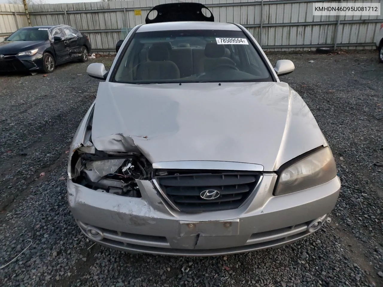 2005 Hyundai Elantra Gls VIN: KMHDN46D95U081712 Lot: 78509594