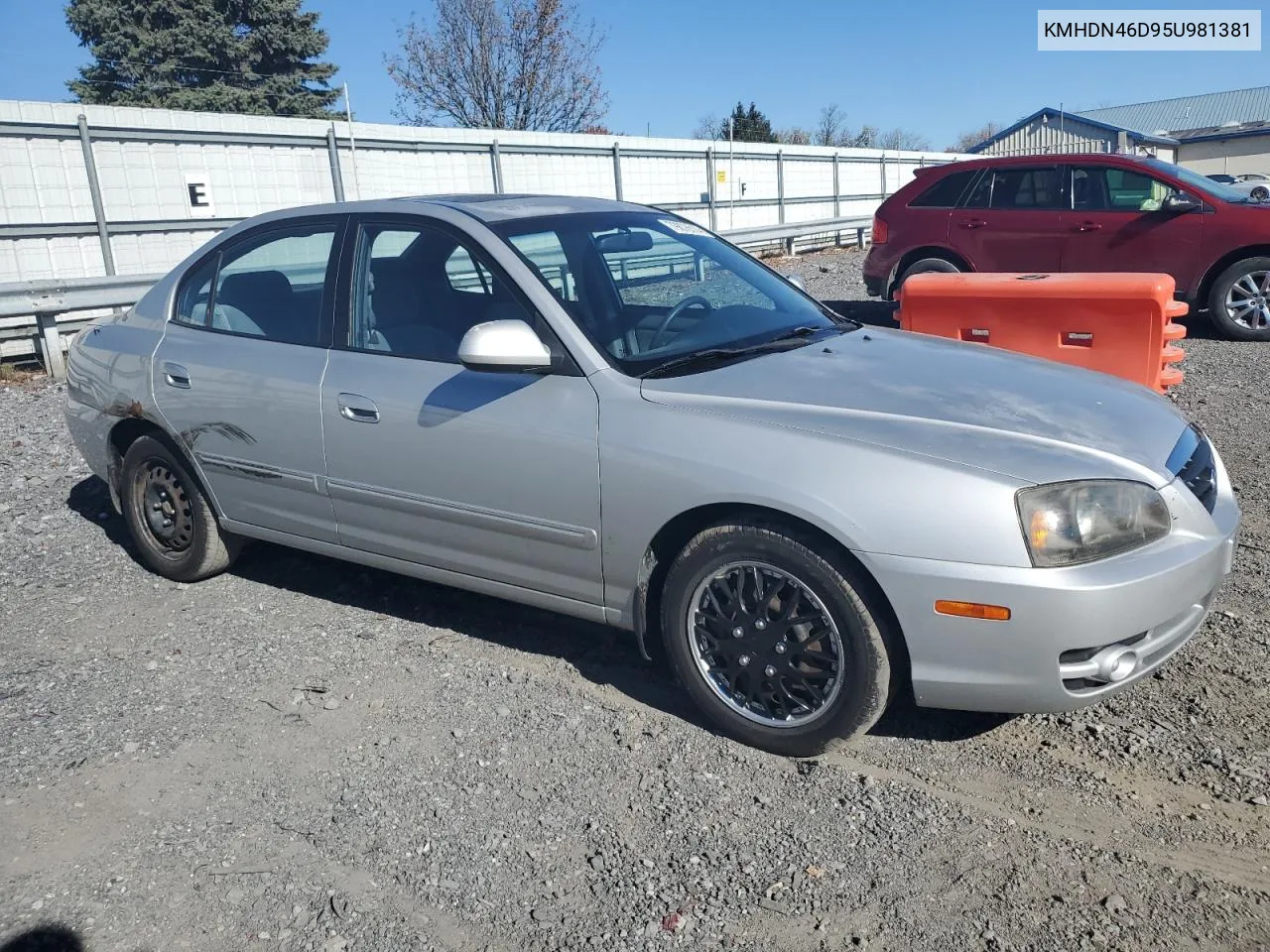 2005 Hyundai Elantra Gls VIN: KMHDN46D95U981381 Lot: 79878514