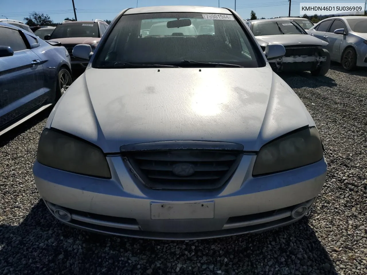 2005 Hyundai Elantra Gls VIN: KMHDN46D15U036909 Lot: 79901944