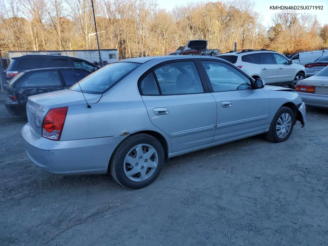 2005 Hyundai Elantra Gls VIN: KMHDN46D25U071992 Lot: 80235574