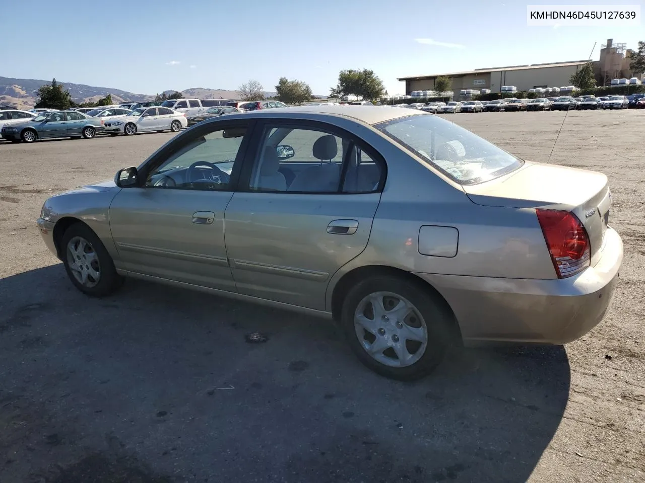 2005 Hyundai Elantra Gls VIN: KMHDN46D45U127639 Lot: 80987234