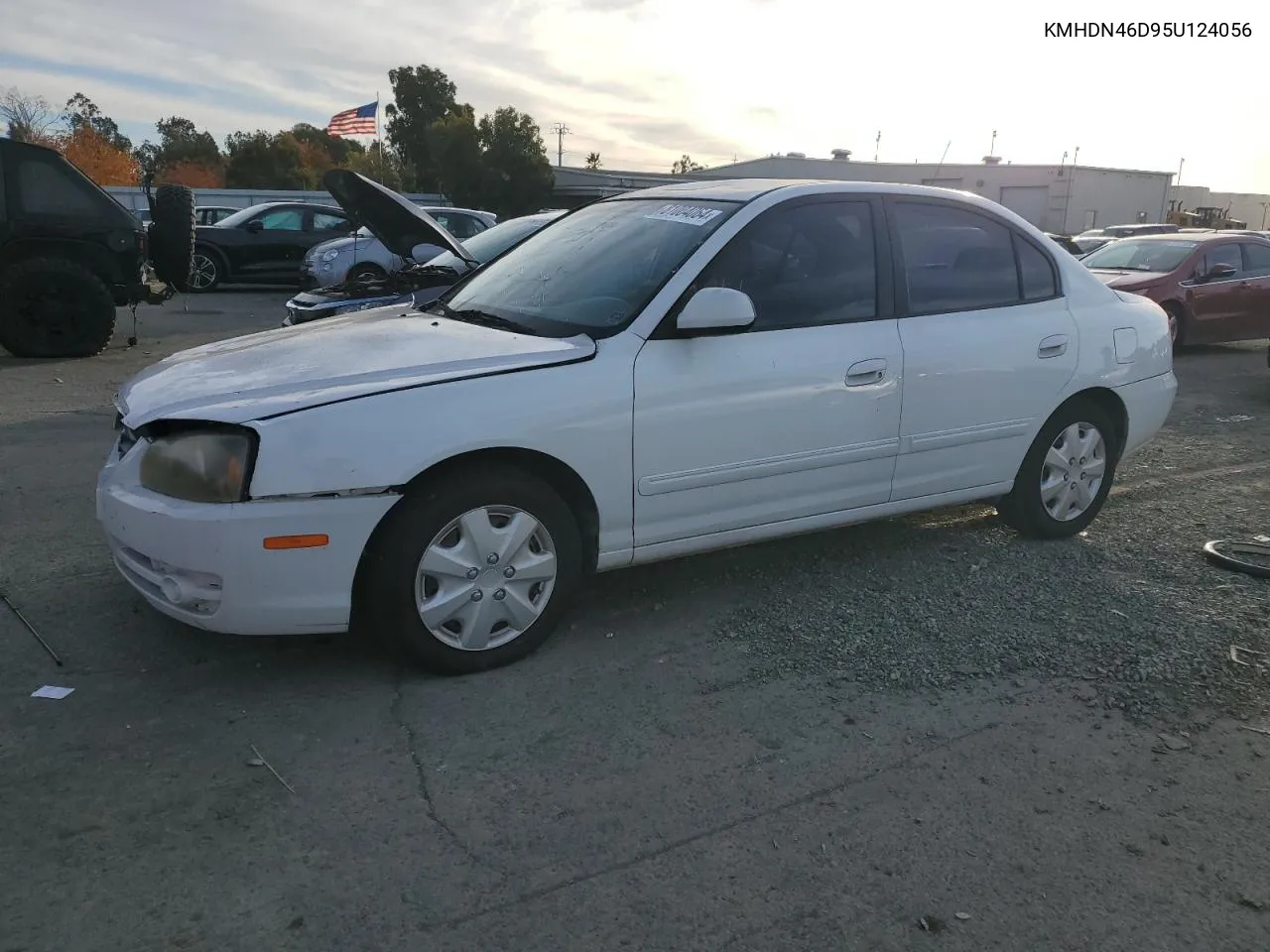 2005 Hyundai Elantra Gls VIN: KMHDN46D95U124056 Lot: 81004064