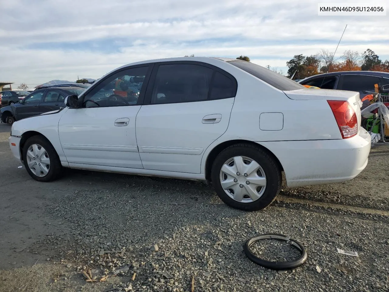 2005 Hyundai Elantra Gls VIN: KMHDN46D95U124056 Lot: 81004064