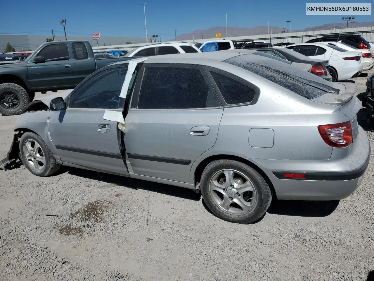 2006 Hyundai Elantra Gls VIN: KMHDN56DX6U180563 Lot: 65278424