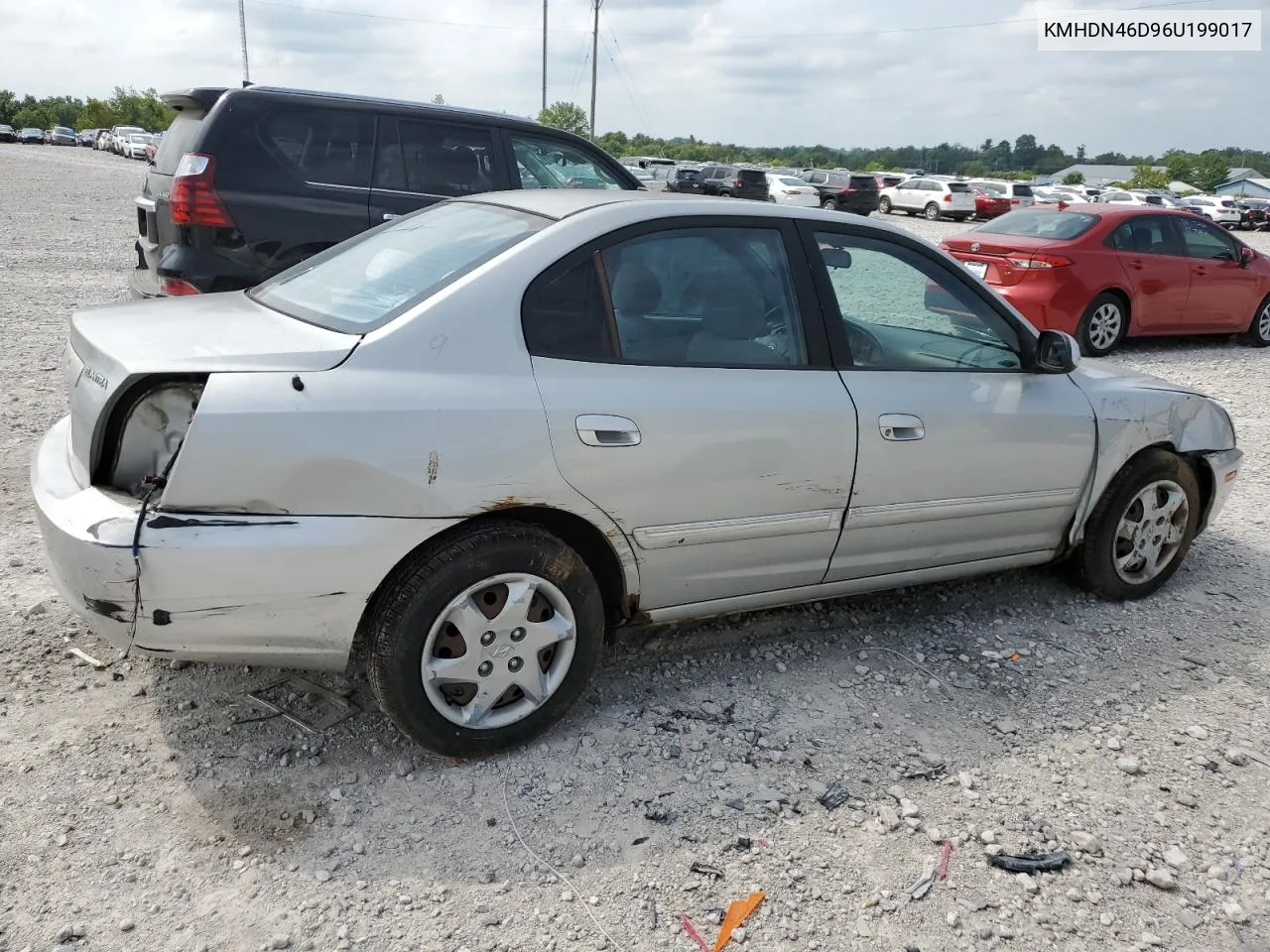 2006 Hyundai Elantra Gls VIN: KMHDN46D96U199017 Lot: 65999504