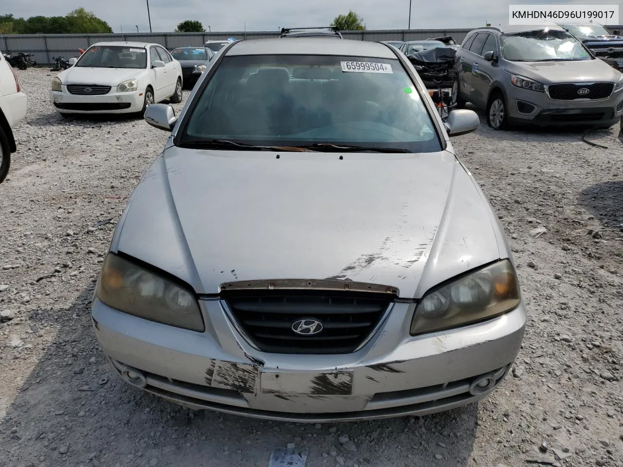 2006 Hyundai Elantra Gls VIN: KMHDN46D96U199017 Lot: 65999504