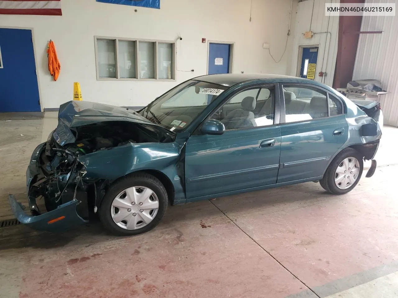 KMHDN46D46U215169 2006 Hyundai Elantra Gls