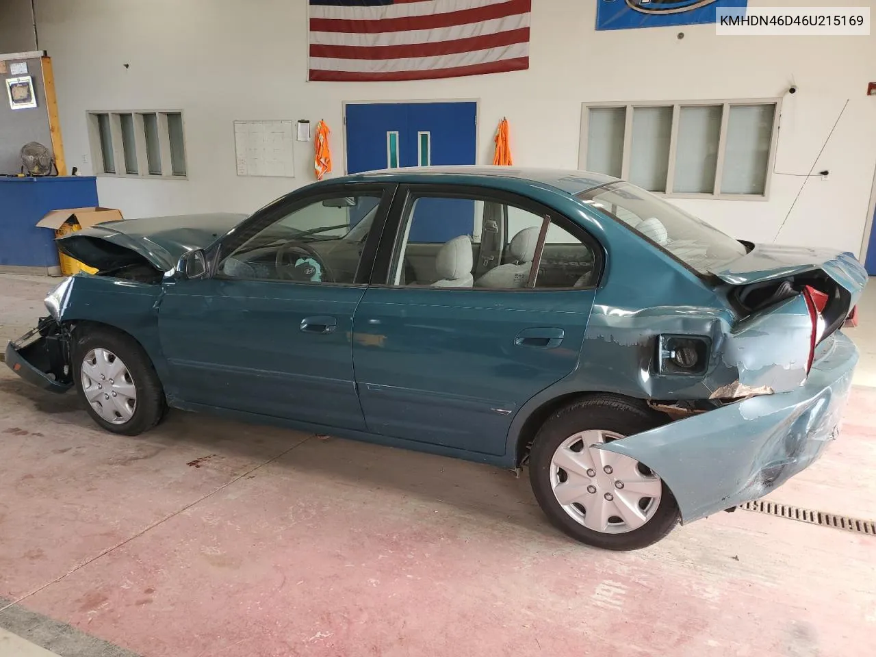 2006 Hyundai Elantra Gls VIN: KMHDN46D46U215169 Lot: 69014174