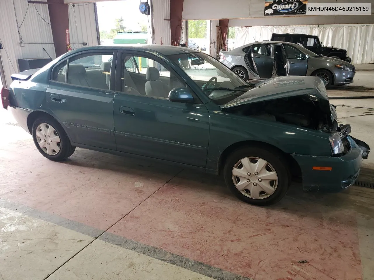 2006 Hyundai Elantra Gls VIN: KMHDN46D46U215169 Lot: 69014174