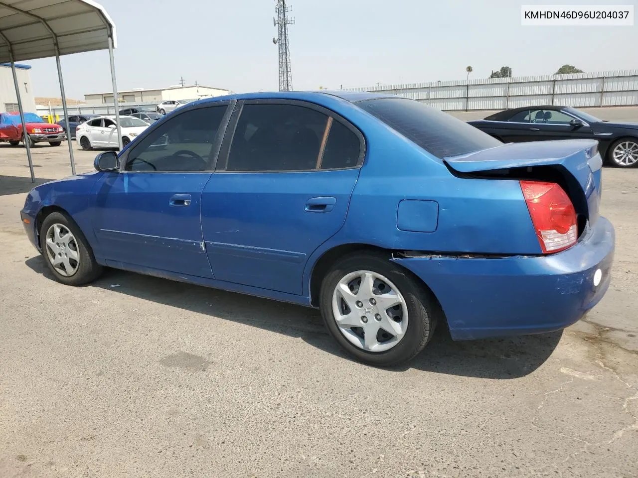 2006 Hyundai Elantra Gls VIN: KMHDN46D96U204037 Lot: 69697164