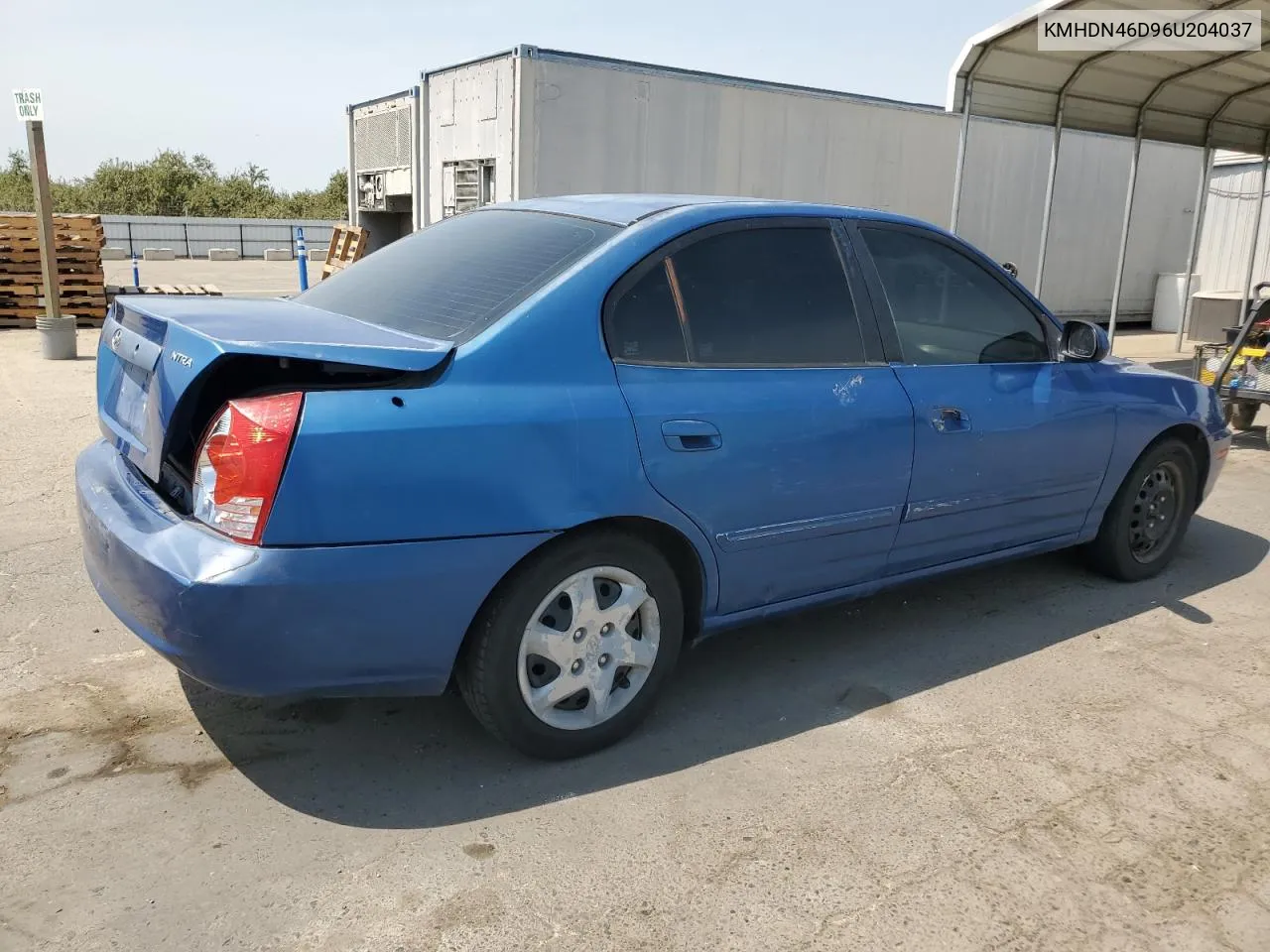 2006 Hyundai Elantra Gls VIN: KMHDN46D96U204037 Lot: 69697164