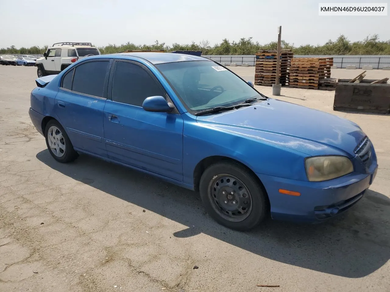 2006 Hyundai Elantra Gls VIN: KMHDN46D96U204037 Lot: 69697164