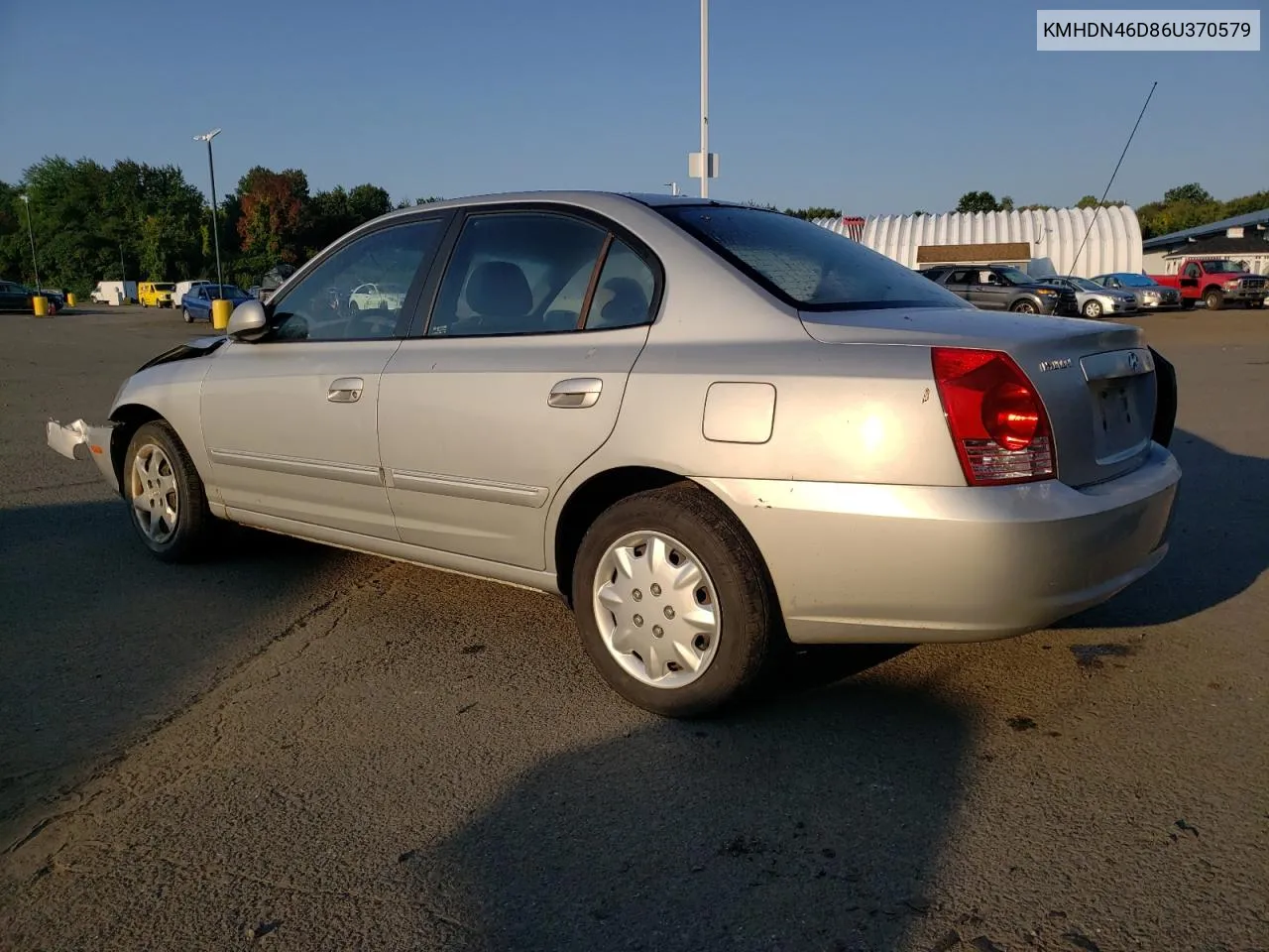 2006 Hyundai Elantra Gls VIN: KMHDN46D86U370579 Lot: 71595134