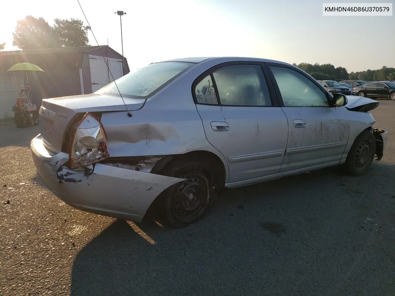 2006 Hyundai Elantra Gls VIN: KMHDN46D86U370579 Lot: 71595134