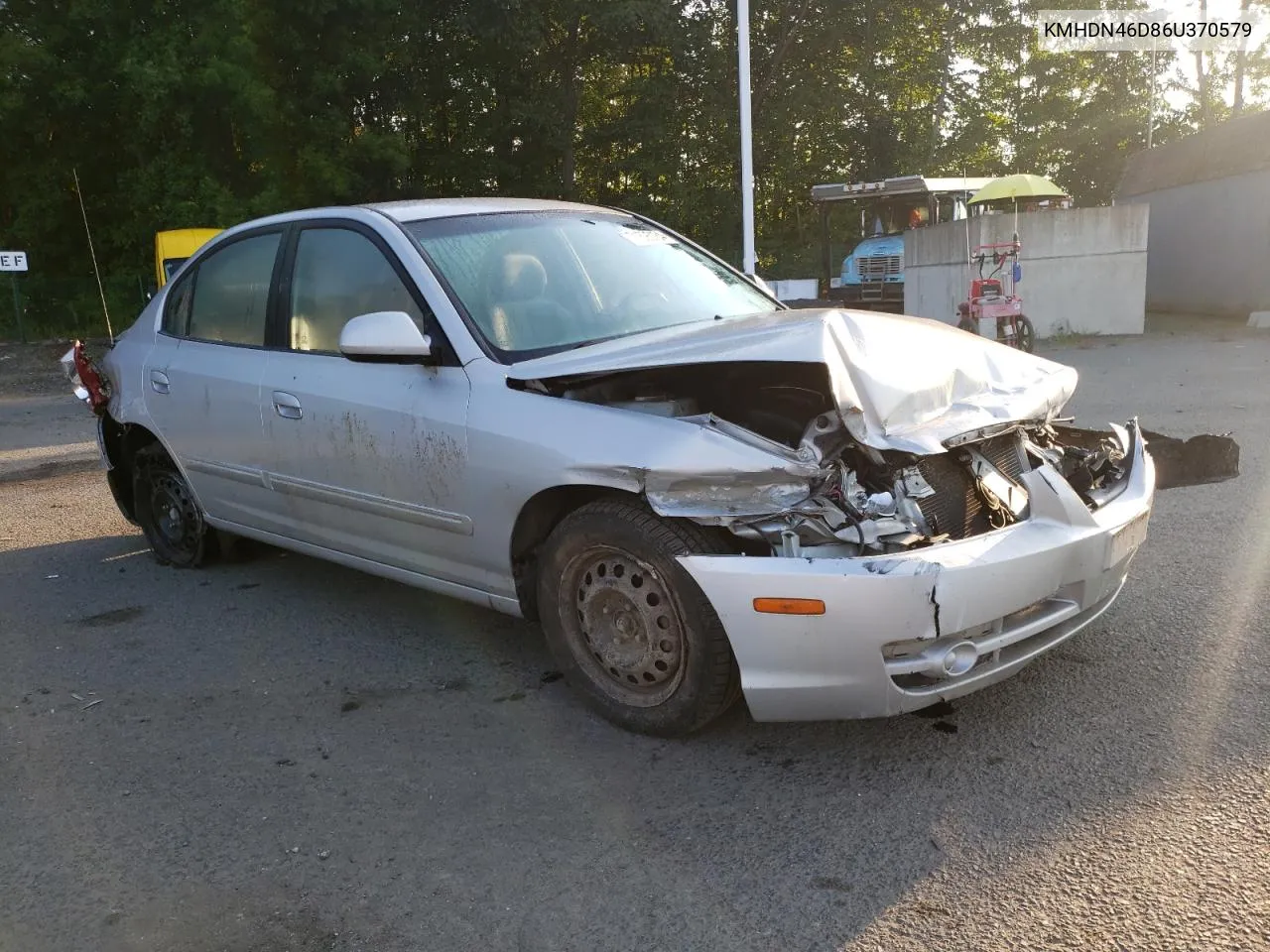 2006 Hyundai Elantra Gls VIN: KMHDN46D86U370579 Lot: 71595134