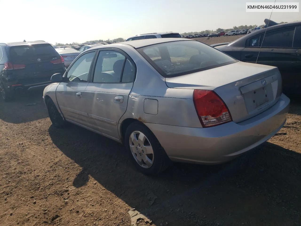 2006 Hyundai Elantra Gls VIN: KMHDN46D46U231999 Lot: 71874284