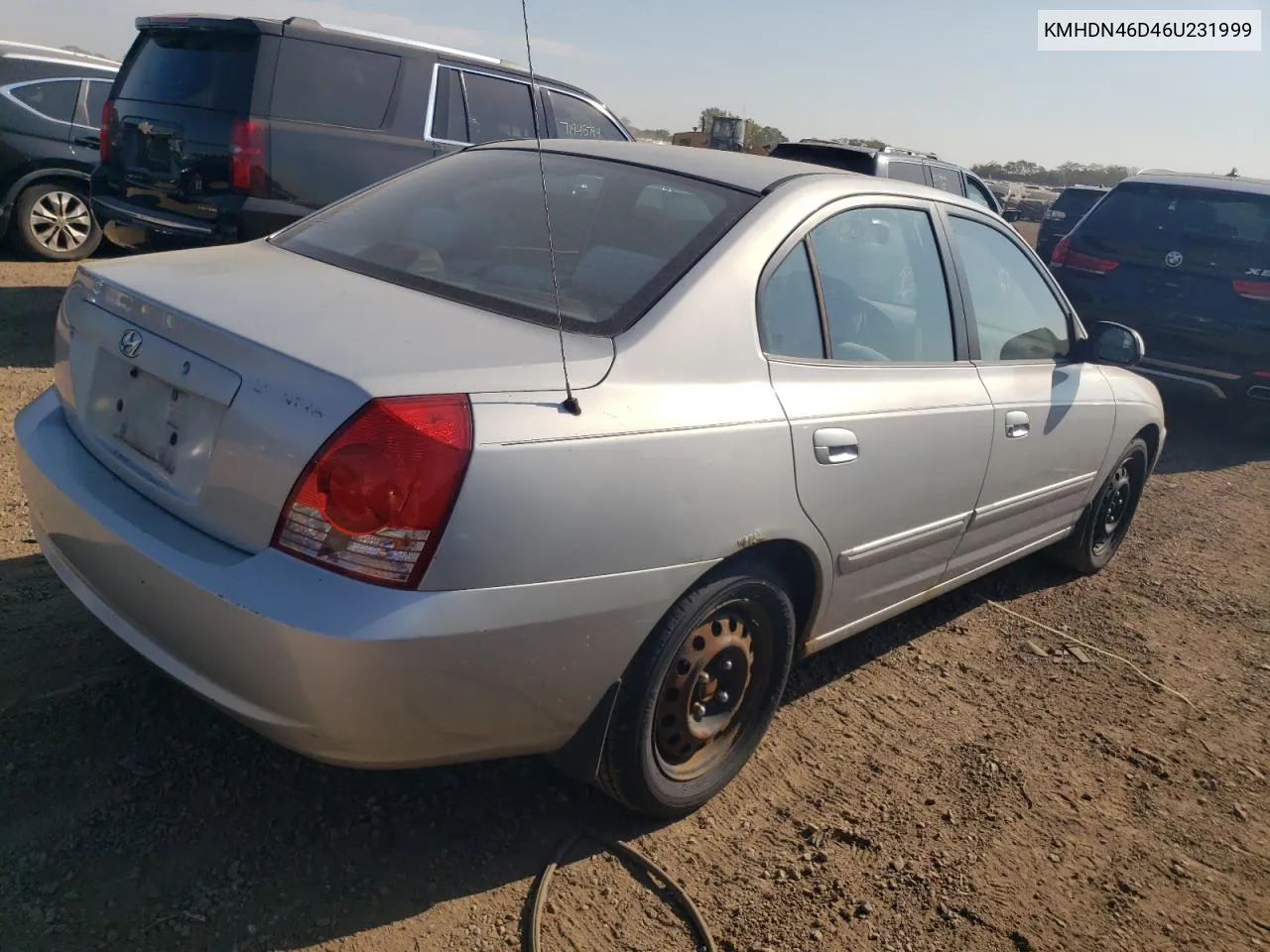 KMHDN46D46U231999 2006 Hyundai Elantra Gls