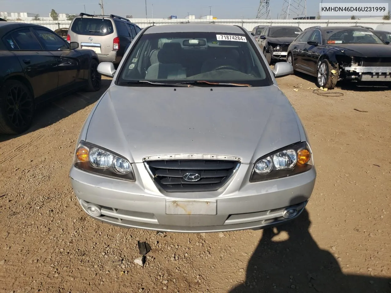 KMHDN46D46U231999 2006 Hyundai Elantra Gls