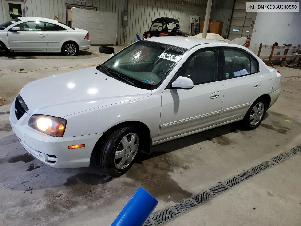 2006 Hyundai Elantra Gls VIN: KMHDN46D06U348558 Lot: 72688804