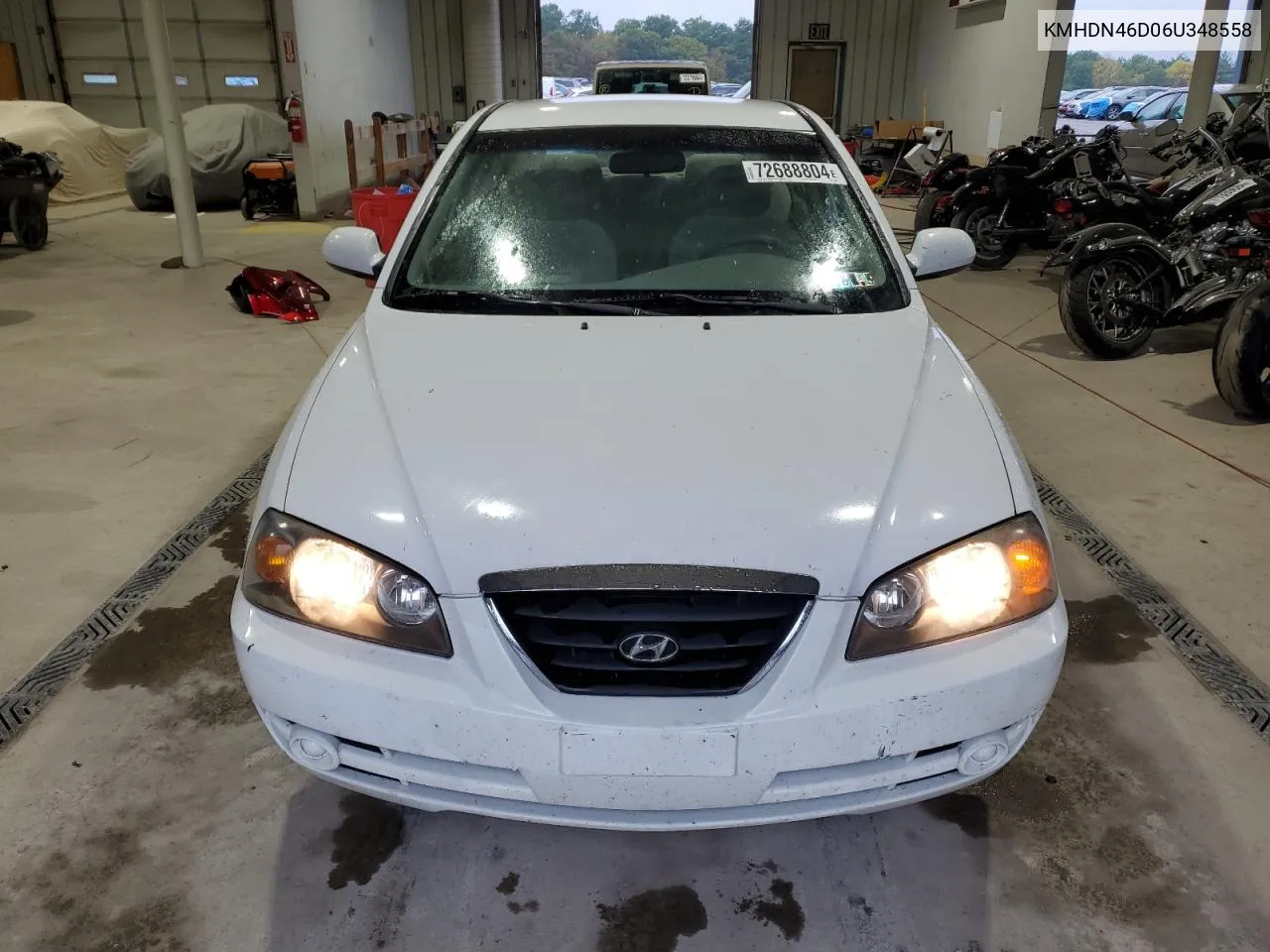 2006 Hyundai Elantra Gls VIN: KMHDN46D06U348558 Lot: 72688804