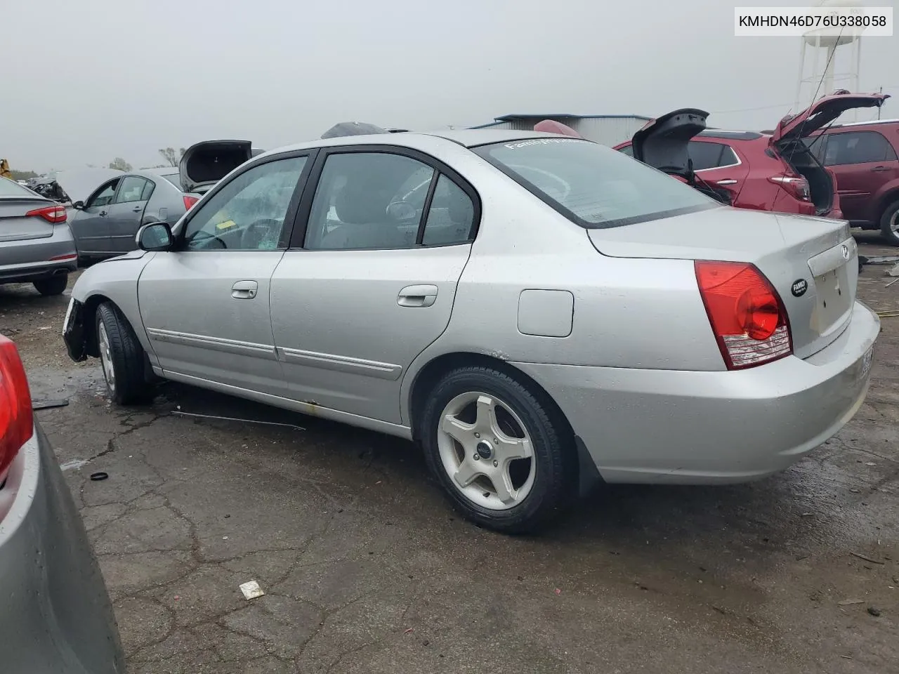 KMHDN46D76U338058 2006 Hyundai Elantra Gls