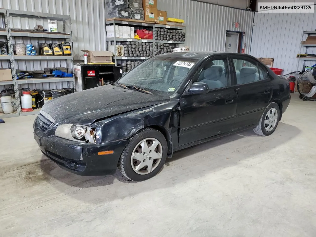 2006 Hyundai Elantra Gls VIN: KMHDN46D66U329139 Lot: 76279144