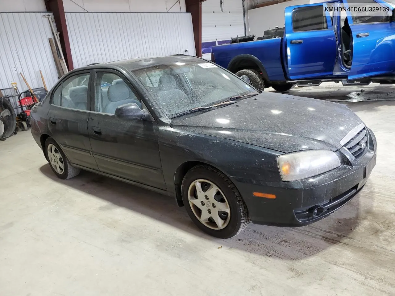 2006 Hyundai Elantra Gls VIN: KMHDN46D66U329139 Lot: 76279144