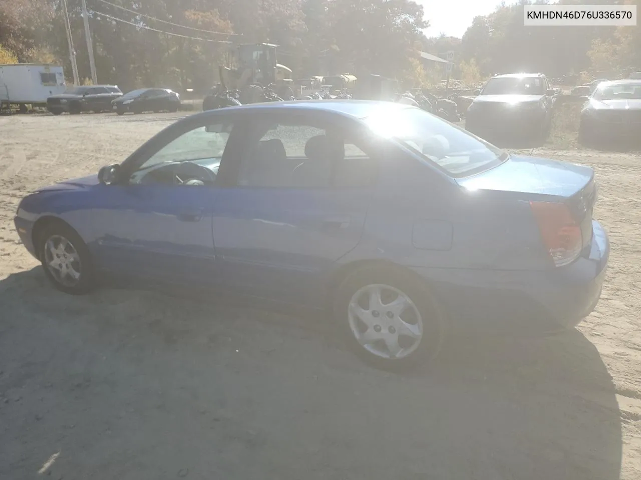 2006 Hyundai Elantra Gls VIN: KMHDN46D76U336570 Lot: 77023784