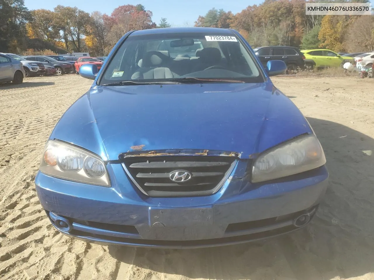 2006 Hyundai Elantra Gls VIN: KMHDN46D76U336570 Lot: 77023784