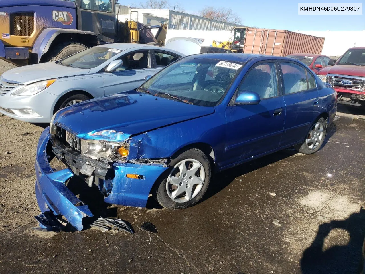 2006 Hyundai Elantra Gls VIN: KMHDN46D06U279807 Lot: 80278644