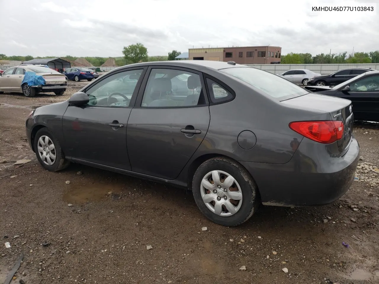 KMHDU46D77U103843 2007 Hyundai Elantra Gls