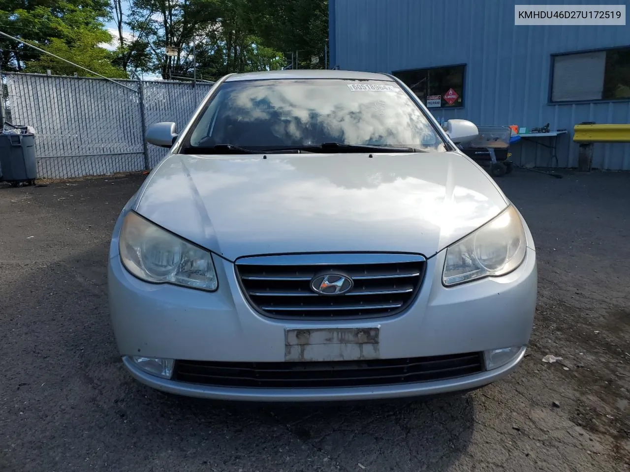 KMHDU46D27U172519 2007 Hyundai Elantra Gls