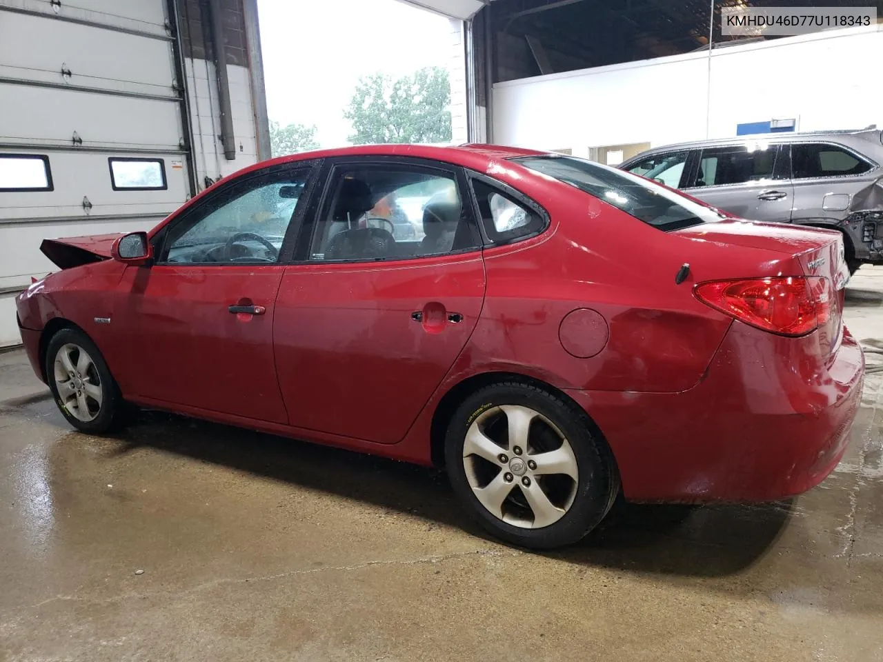 KMHDU46D77U118343 2007 Hyundai Elantra Gls