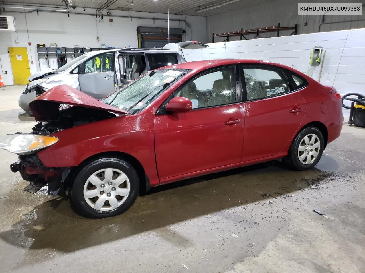 2007 Hyundai Elantra Gls VIN: KMHDU46DX7U099383 Lot: 69028094