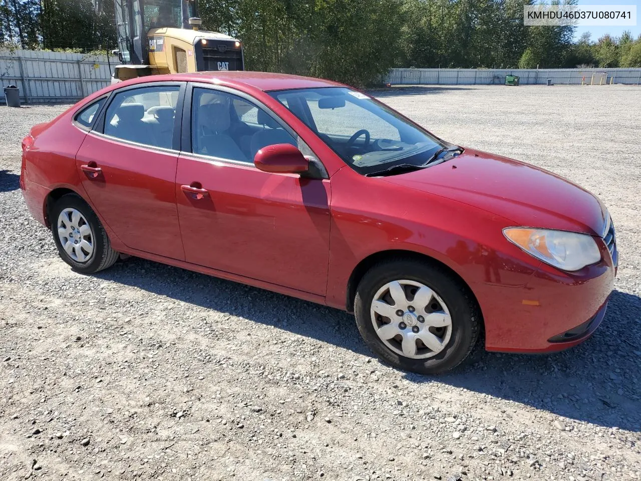 2007 Hyundai Elantra Gls VIN: KMHDU46D37U080741 Lot: 69488734