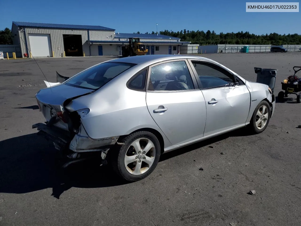 2007 Hyundai Elantra Gls VIN: KMHDU46D17U022353 Lot: 69721814